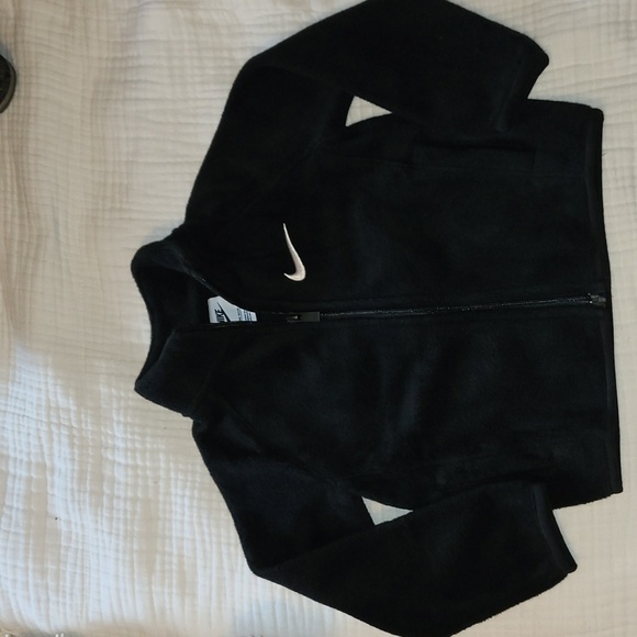 Nike* Fleece* Zip front jacket* Black* Sz 2T - Picture 1 of 3